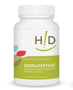 Serrapeptase 60 vegetable capsules 