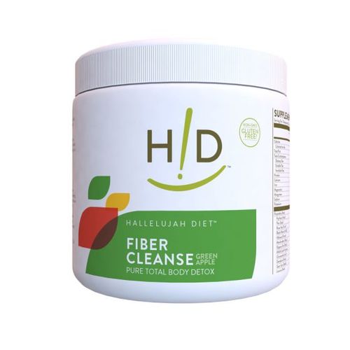 Fiber Cleanse Powder - Natural Colon Cleanse - (Green Apple, 8 oz)
